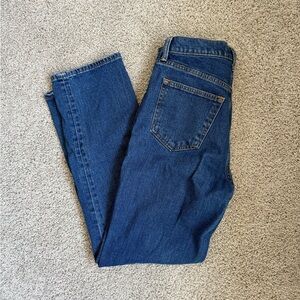 Abercrombie Ankle Straight Ultra High Rise Jean